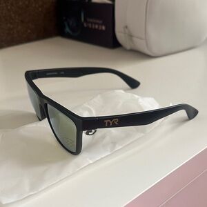 NEW TYR Black and Gold Sunglasses